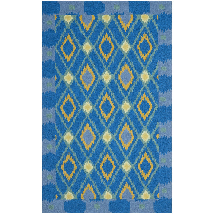 SAFAVIEH Four Seasons FRS455D Indigo / Yellow Rug Image 1