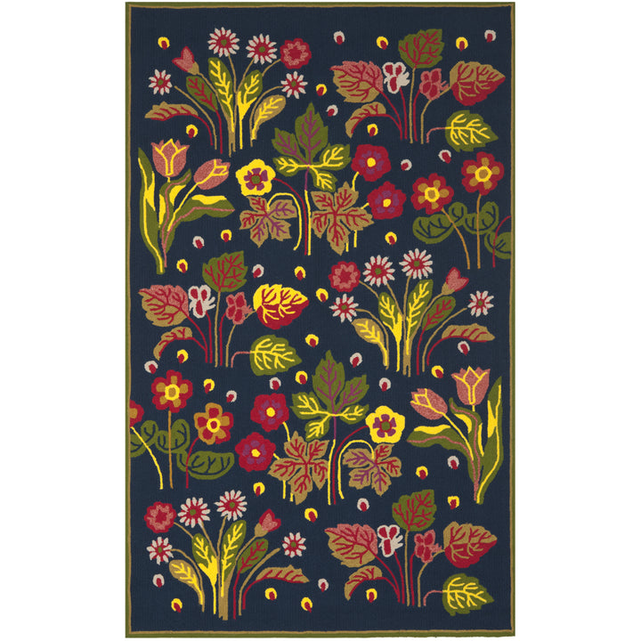 SAFAVIEH Four Seasons FRS465A Navy / Green Rug Image 1