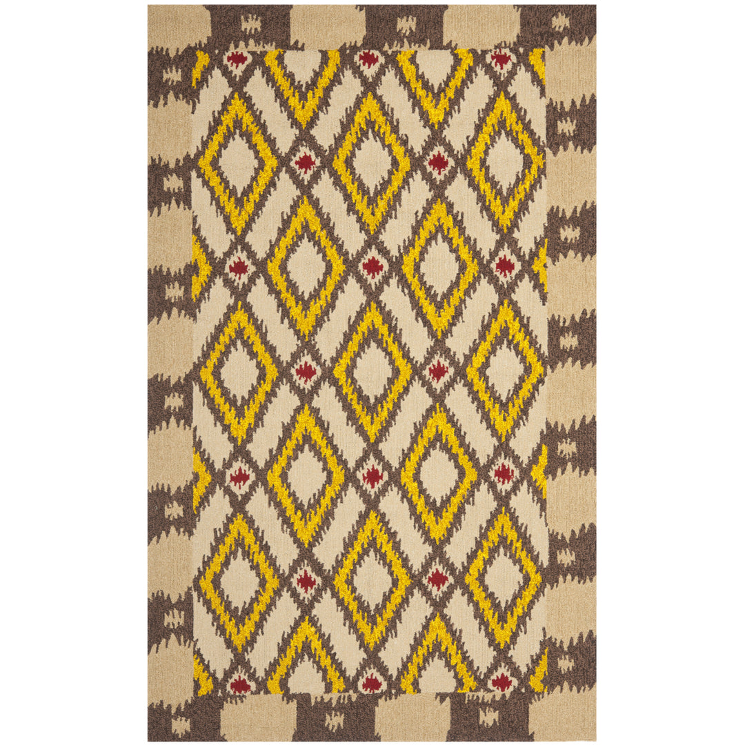 SAFAVIEH Four Seasons FRS455E Beige / Yellow Rug Image 1