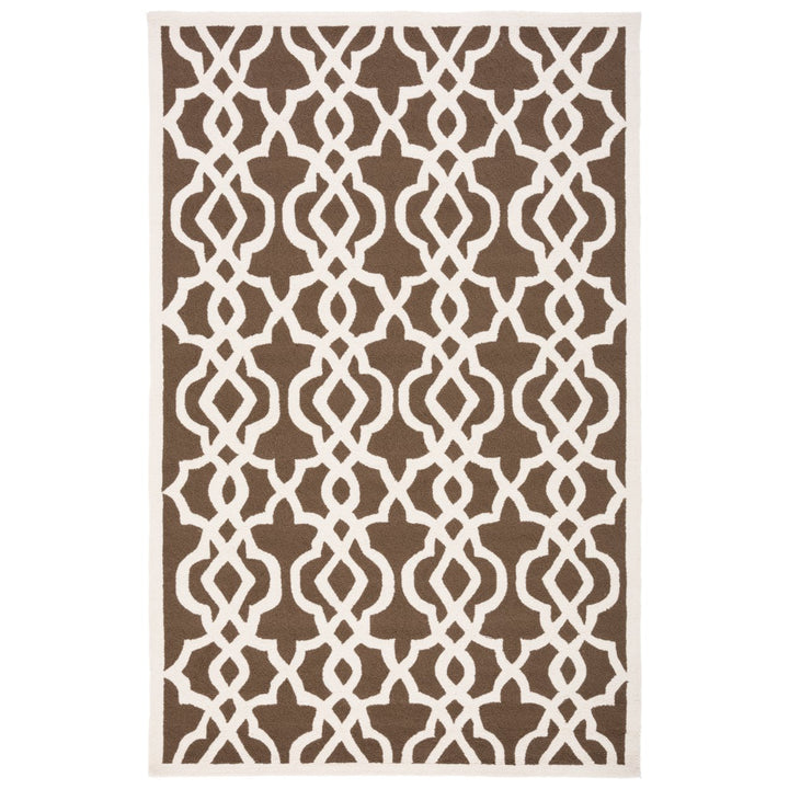 SAFAVIEH Four Seasons FRS466B Mocha / Ivory Rug Image 1