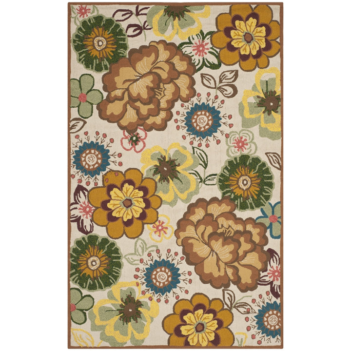 SAFAVIEH Four Seasons FRS467A Ivory / Brown Rug Image 1