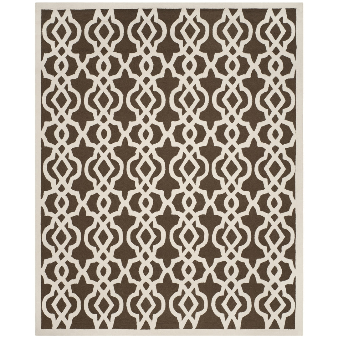 SAFAVIEH Four Seasons FRS466B Mocha / Ivory Rug Image 6