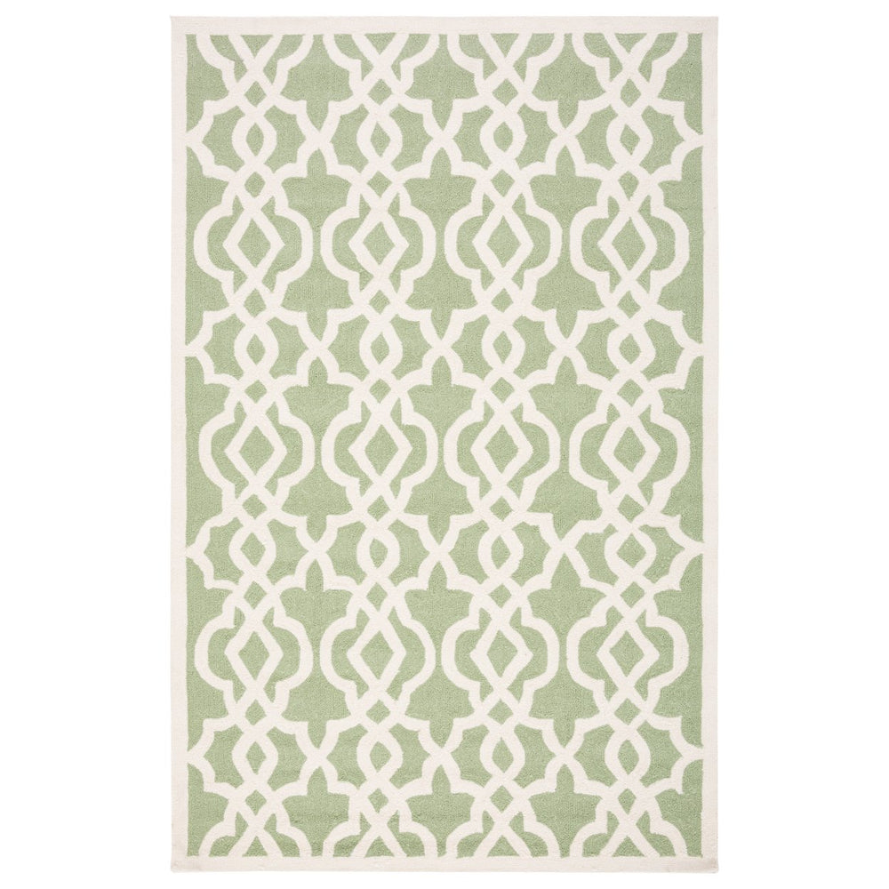 SAFAVIEH Four Seasons FRS466C Seafoam / Ivory Rug Image 2