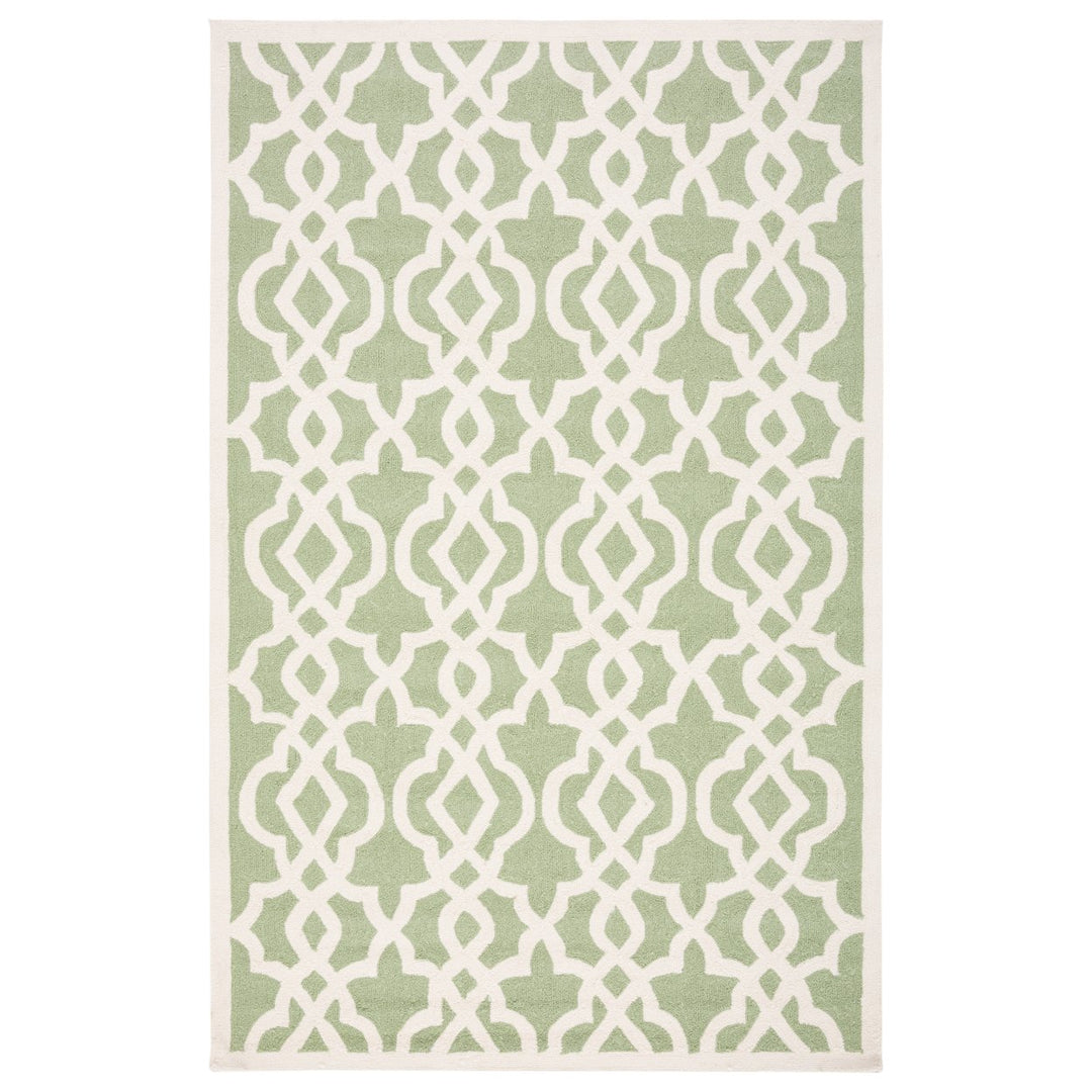 SAFAVIEH Four Seasons FRS466C Seafoam / Ivory Rug Image 2