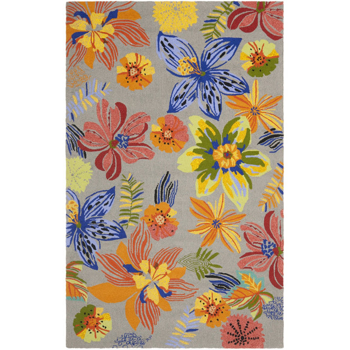 SAFAVIEH Four Seasons FRS468C Grey / Orange Rug Image 1