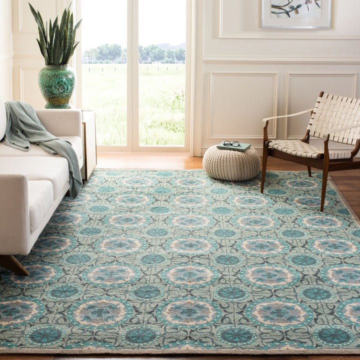 SAFAVIEH Four Seasons FRS485D Mint / Aqua Rug Image 1