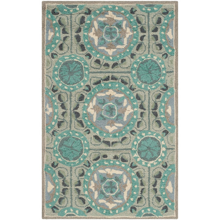 SAFAVIEH Four Seasons FRS485D Mint / Aqua Rug Image 1