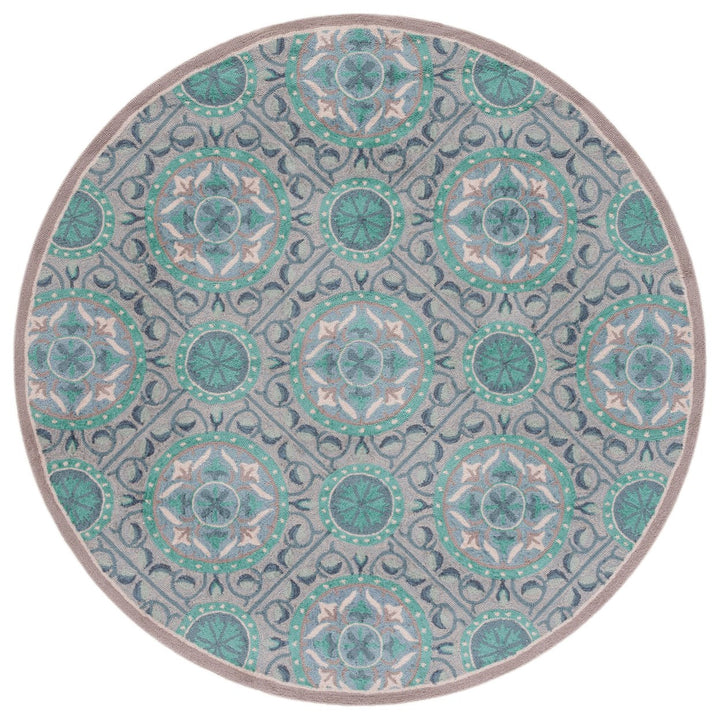 SAFAVIEH Four Seasons FRS485D Mint / Aqua Rug Image 5