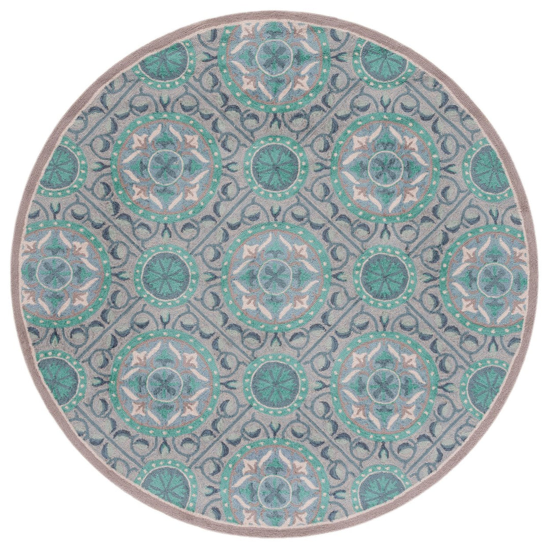 SAFAVIEH Four Seasons FRS485D Mint / Aqua Rug Image 1