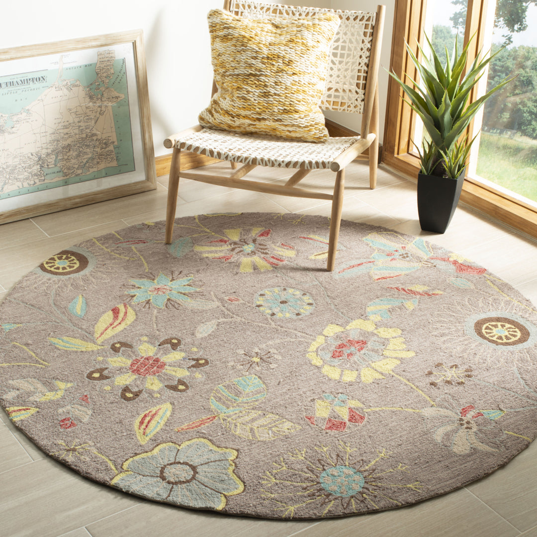 SAFAVIEH Four Seasons FRS482A Grey / Blue Rug Image 8