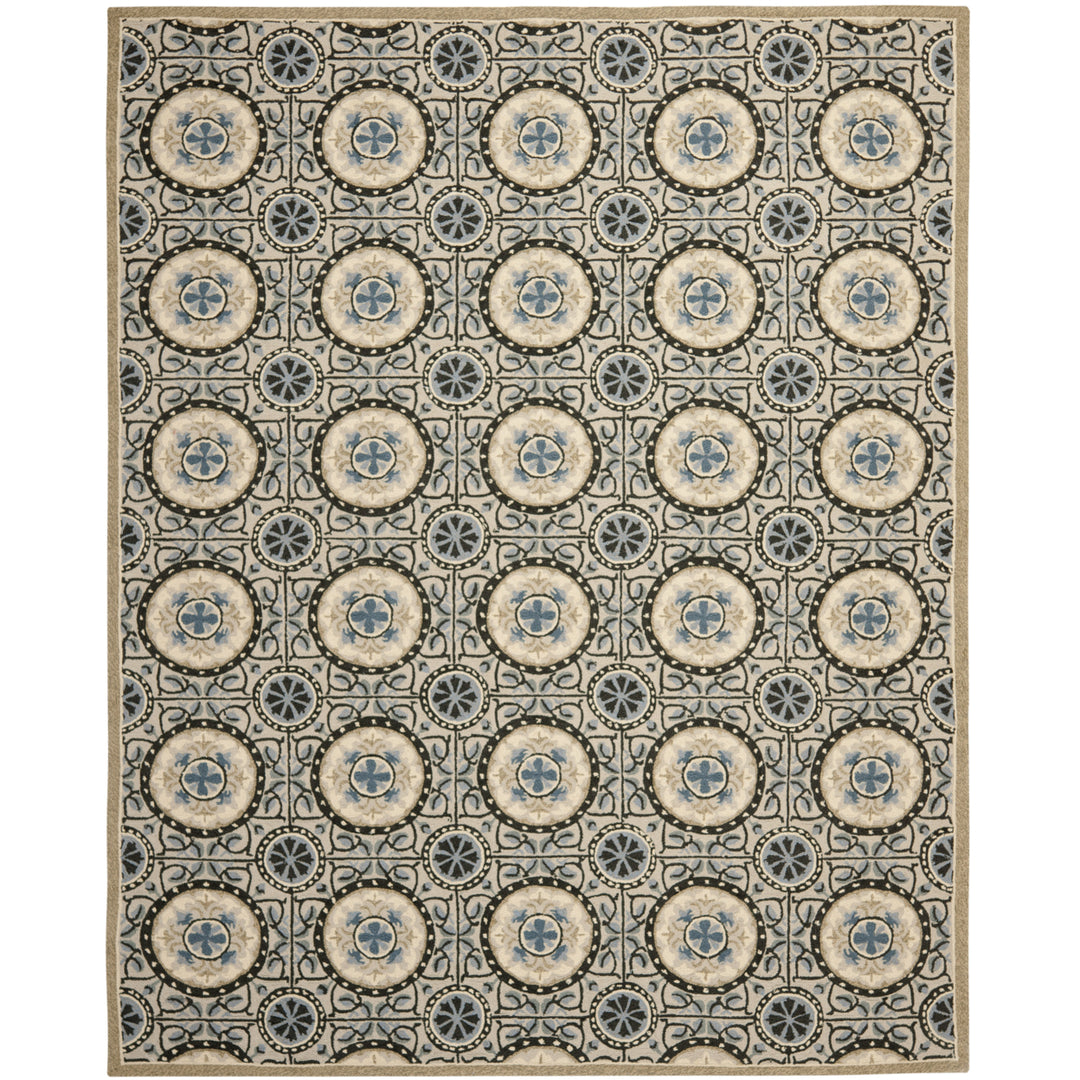 SAFAVIEH Four Seasons FRS485E Cement / Blue Rug Image 1