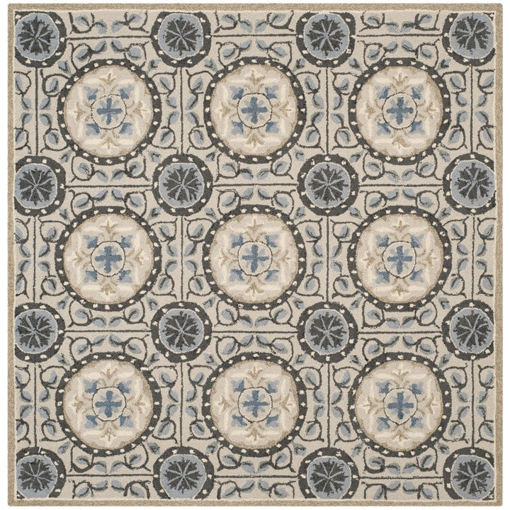 SAFAVIEH Four Seasons FRS485E Cement / Blue Rug Image 6