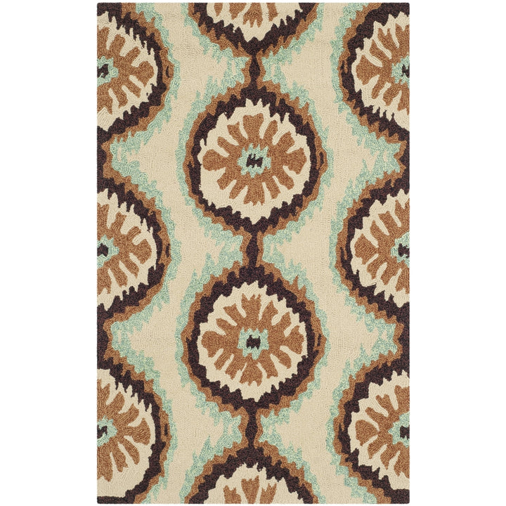 SAFAVIEH Four Seasons FRS486C Beige / Green Rug Image 7