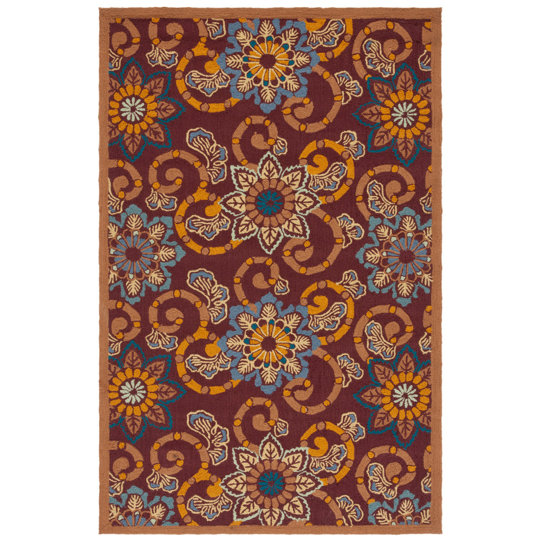 SAFAVIEH Four Seasons FRS513B Burgundy Rug Image 1