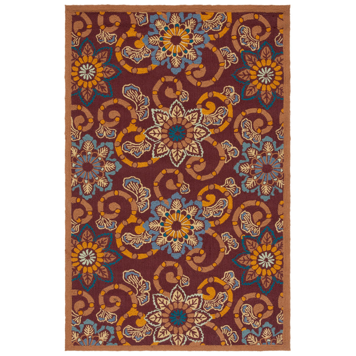 SAFAVIEH Four Seasons FRS513B Burgundy Rug Image 1