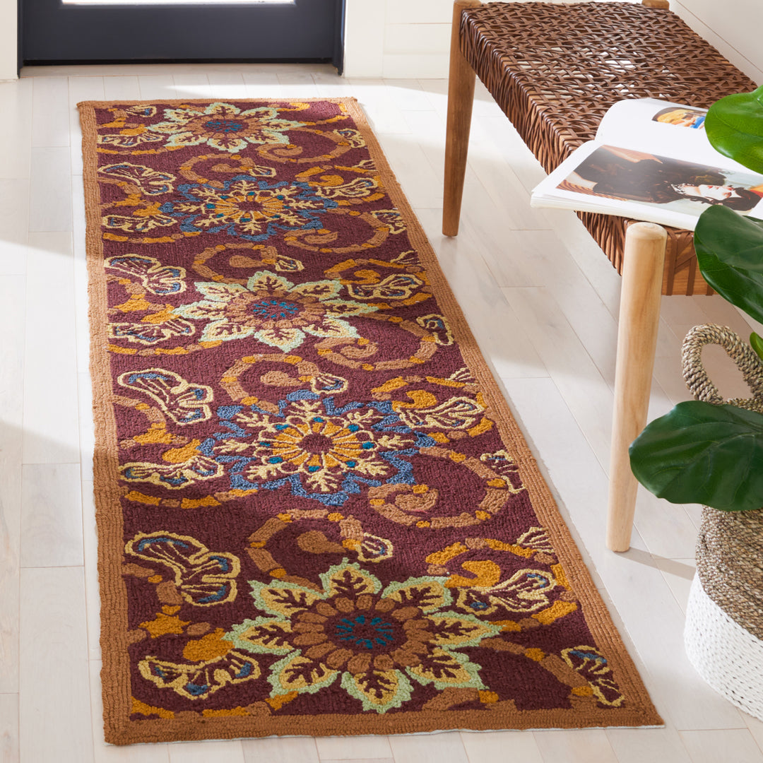 SAFAVIEH Four Seasons FRS513B Burgundy Rug Image 2