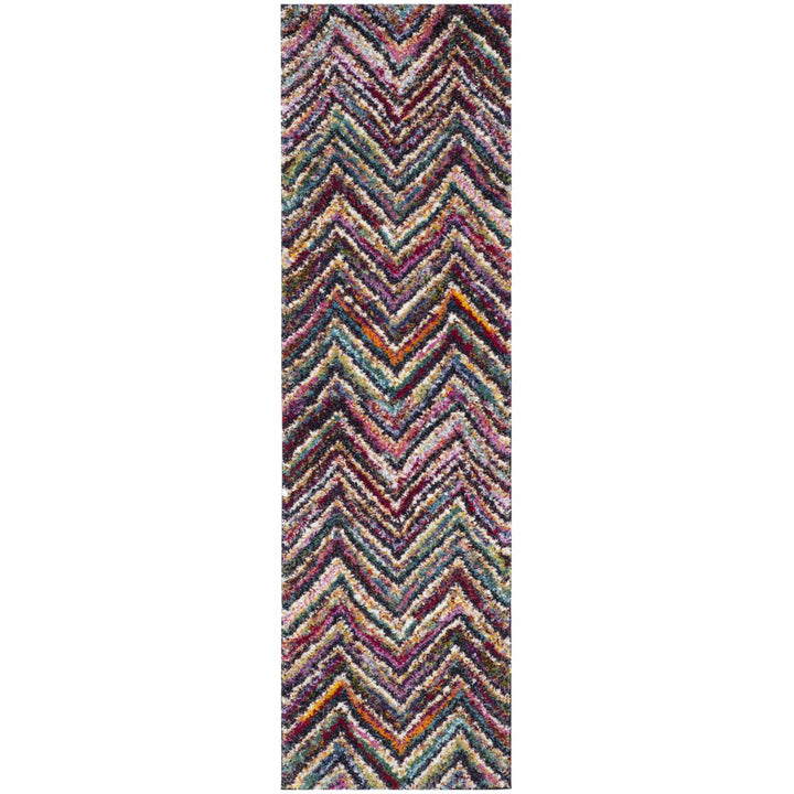 SAFAVIEH Fiesta Shag Collection FSG363M Multi Rug Image 3