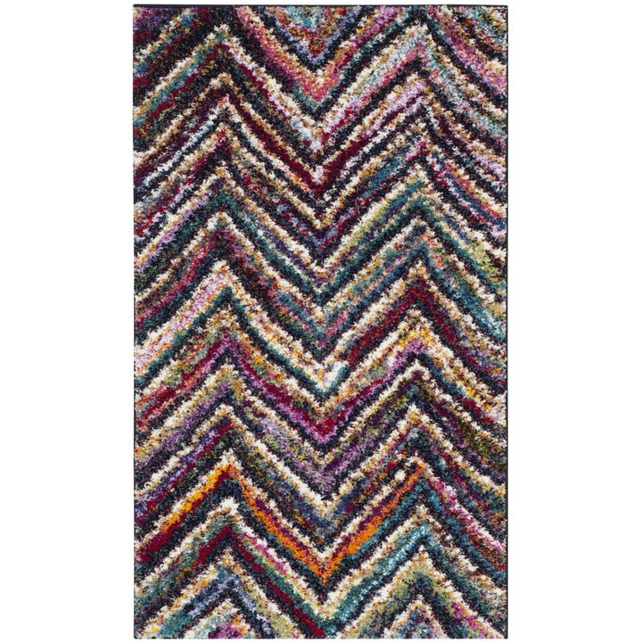 SAFAVIEH Fiesta Shag Collection FSG363M Multi Rug Image 5