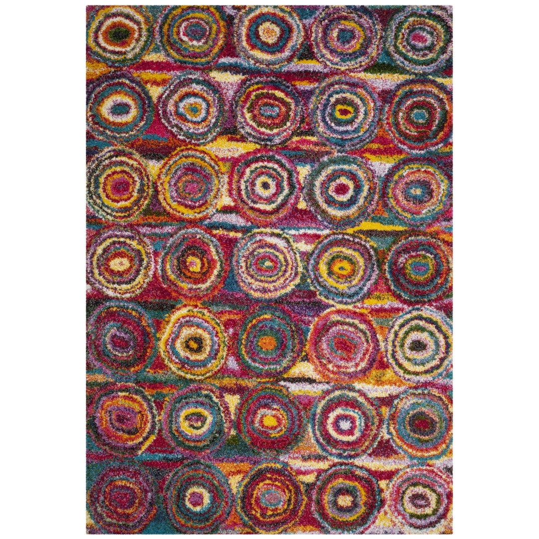 SAFAVIEH Fiesta Shag Collection FSG359M Multi Rug Image 10