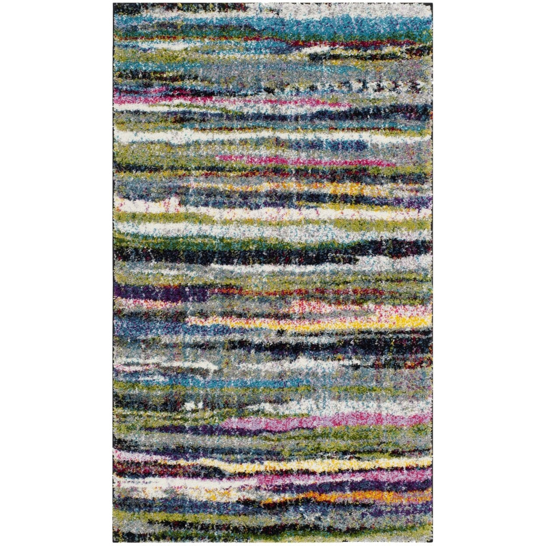 SAFAVIEH Fiesta Shag Collection FSG367M Multi Rug Image 1