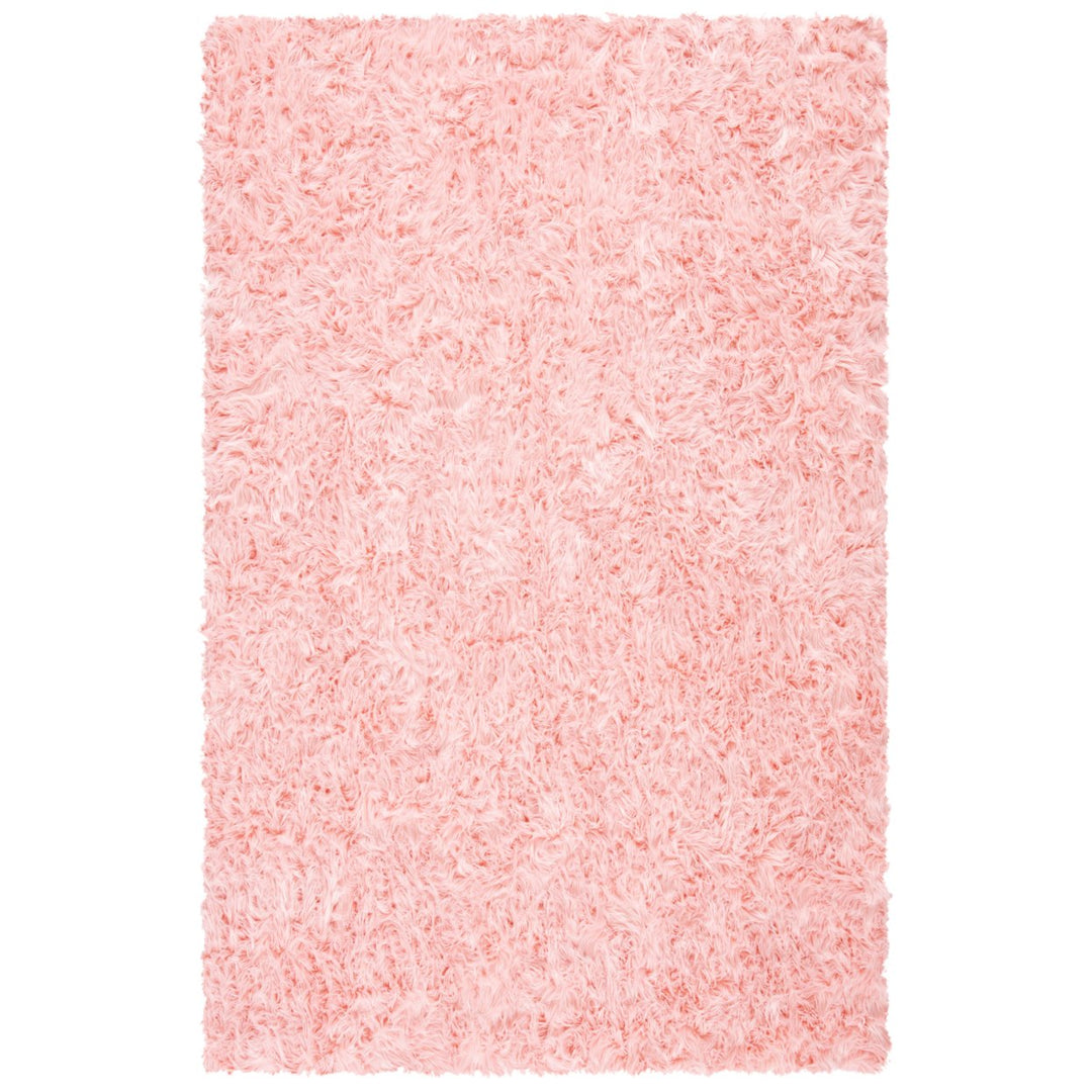 SAFAVIEH Faux Sheep Skin Collection FSS235G Pink Rug Image 1