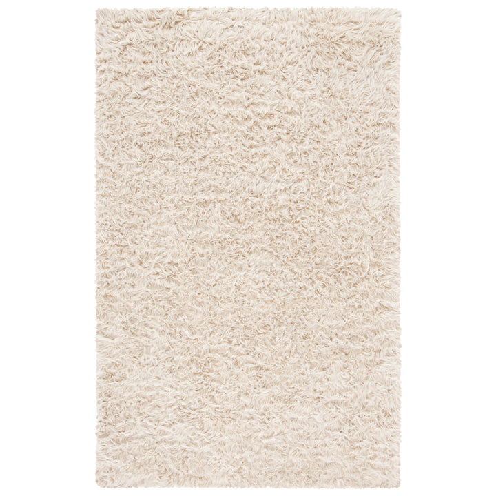 SAFAVIEH Faux Sheep Skin Collection FSS235K Beige Rug Image 1