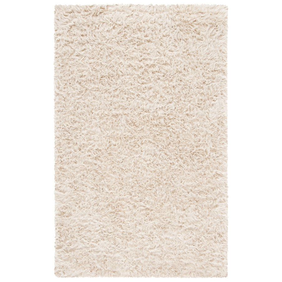 SAFAVIEH Faux Sheep Skin Collection FSS235K Beige Rug Image 1