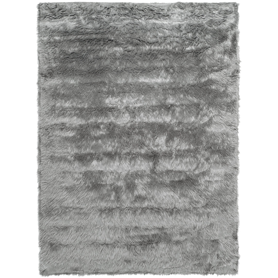 SAFAVIEH Faux Sheep Skin Collection FSS235D Grey Rug Image 10