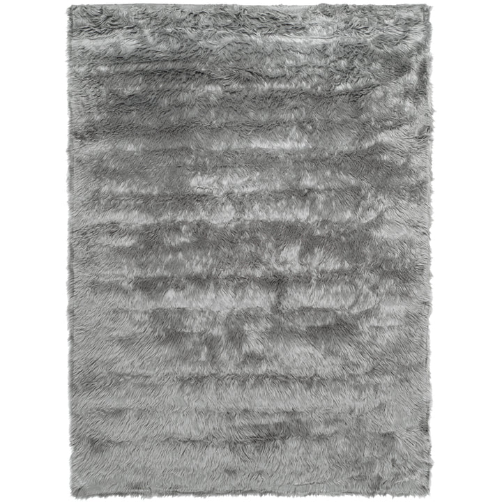 SAFAVIEH Faux Sheep Skin Collection FSS235D Grey Rug Image 10