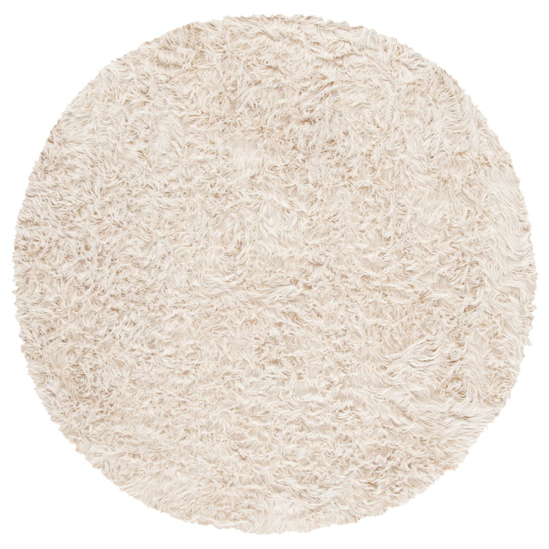 SAFAVIEH Faux Sheep Skin Collection FSS235K Beige Rug Image 3