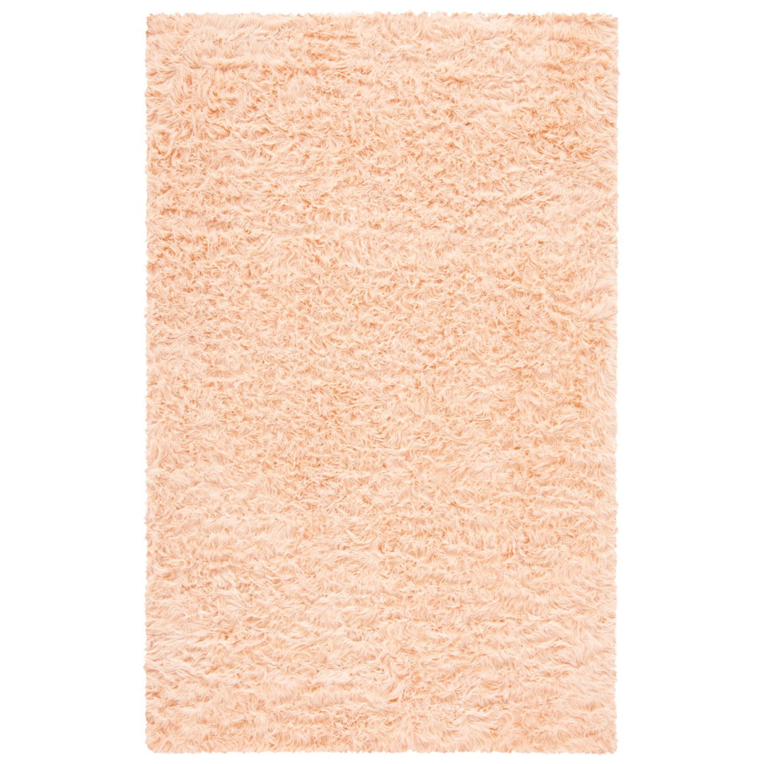 SAFAVIEH Faux Sheep Skin FSS235U Light Pink Rug Image 1