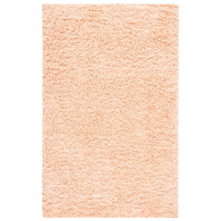 SAFAVIEH Faux Sheep Skin FSS235U Light Pink Rug Image 1