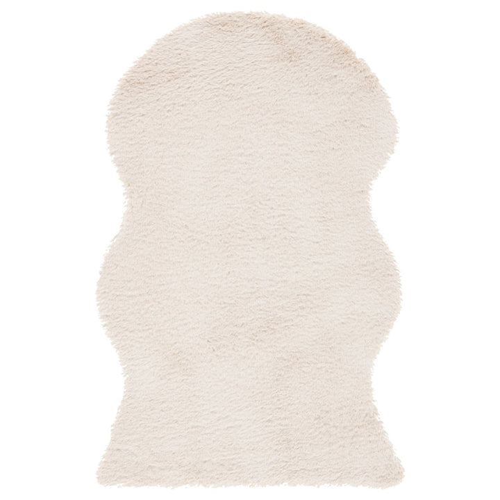 SAFAVIEH Faux Sheep Skin Collection FSS515K Beige Rug Image 1