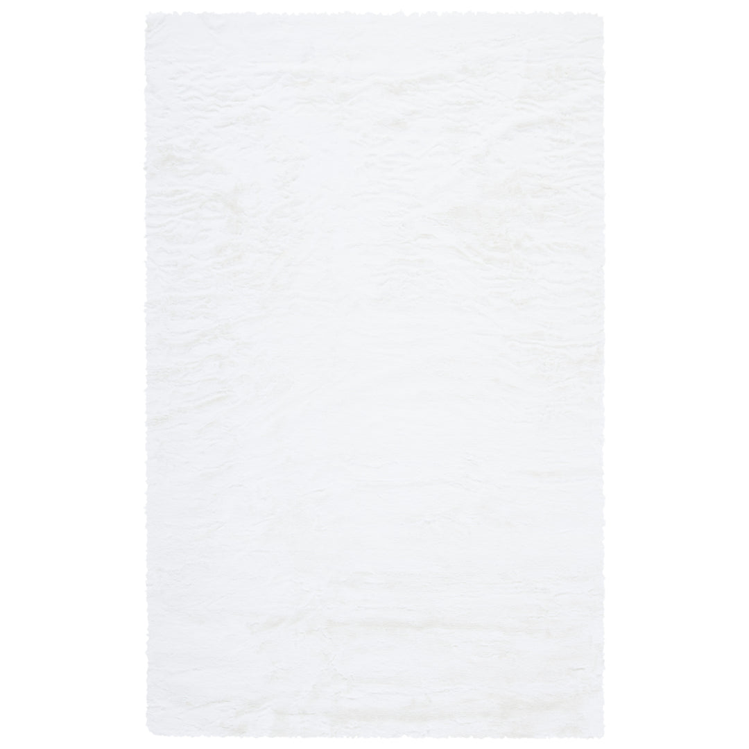 SAFAVIEH Faux Sheep Skin Collection FSS535A Ivory Rug Image 1