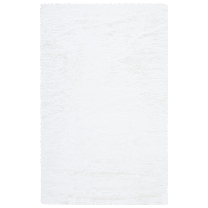 SAFAVIEH Faux Sheep Skin Collection FSS535A Ivory Rug Image 1