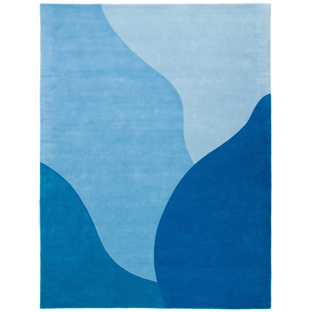 SAFAVIEH Fifth Avenue FTV117M Handmade Blue Rug Image 2