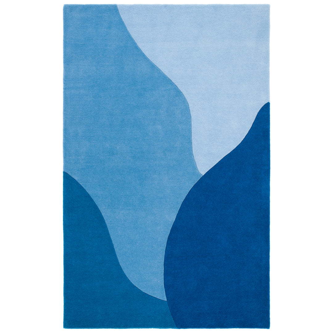 SAFAVIEH Fifth Avenue FTV117M Handmade Blue Rug Image 3