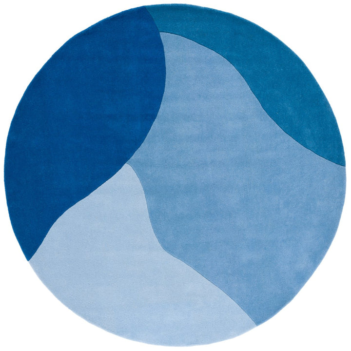 SAFAVIEH Fifth Avenue FTV117M Handmade Blue Rug Image 1