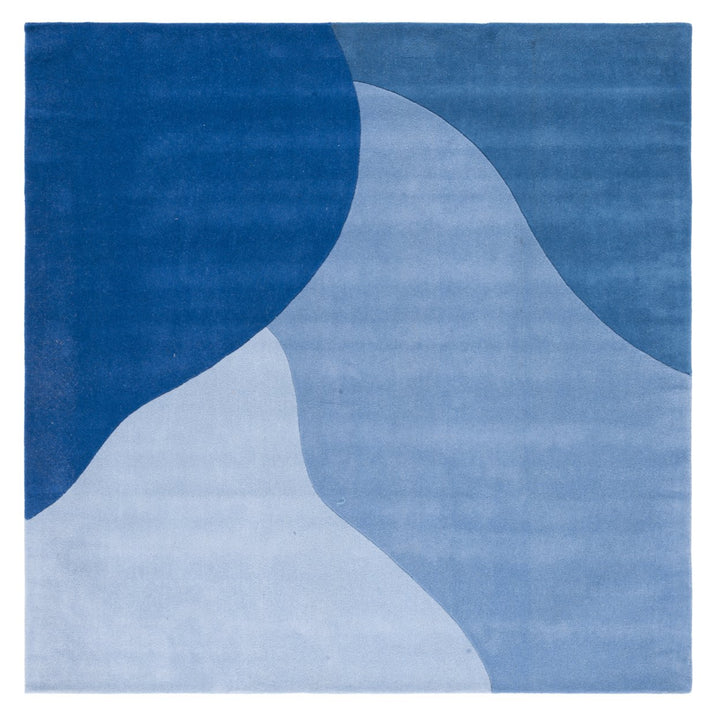 SAFAVIEH Fifth Avenue FTV117M Handmade Blue Rug Image 6