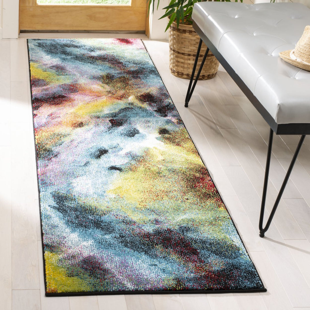 SAFAVIEH Galaxy Collection GAL110A Multi Rug Image 3