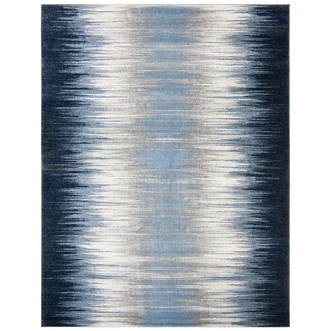 SAFAVIEH Galaxy Collection GAL114M Blue / Navy Rug Image 1