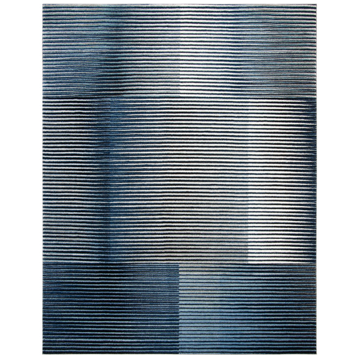 SAFAVIEH Galaxy Collection GAL115M Blue / Navy Rug Image 1