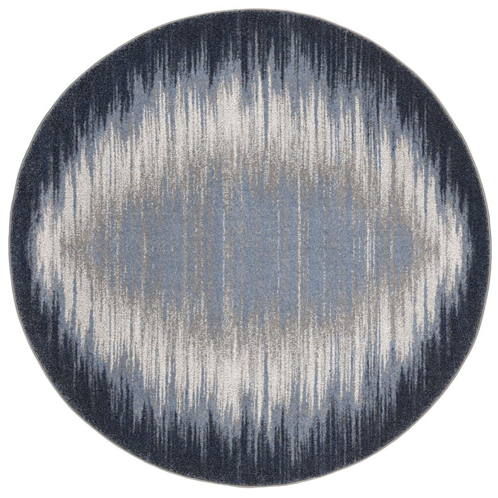 SAFAVIEH Galaxy Collection GAL114M Blue / Navy Rug Image 4