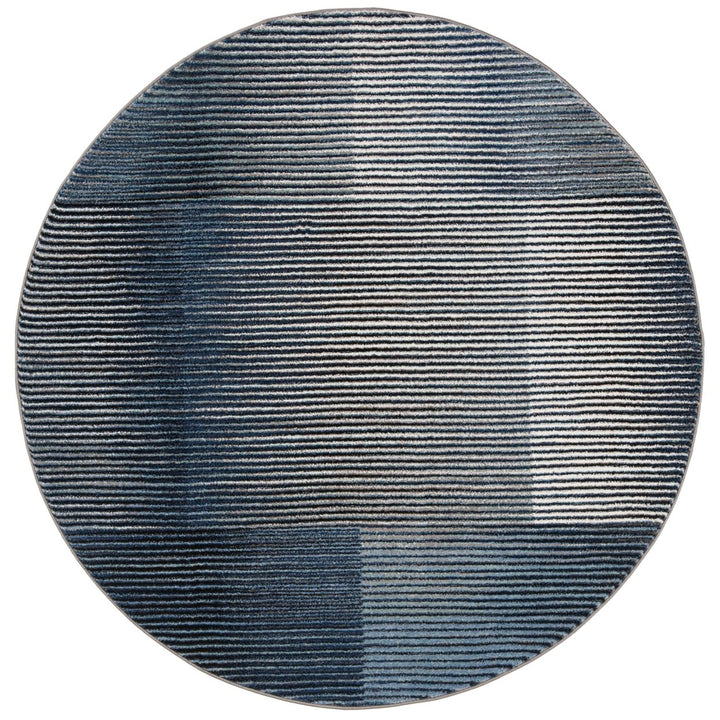 SAFAVIEH Galaxy Collection GAL115M Blue / Navy Rug Image 4