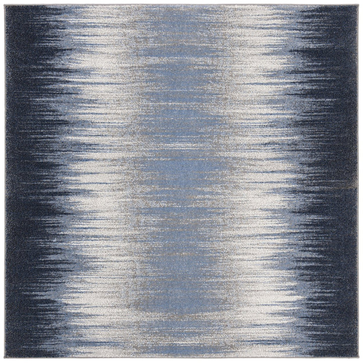 SAFAVIEH Galaxy Collection GAL114M Blue / Navy Rug Image 6