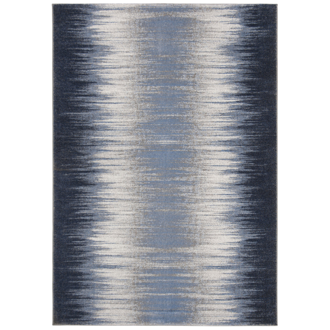 SAFAVIEH Galaxy Collection GAL114M Blue / Navy Rug Image 1