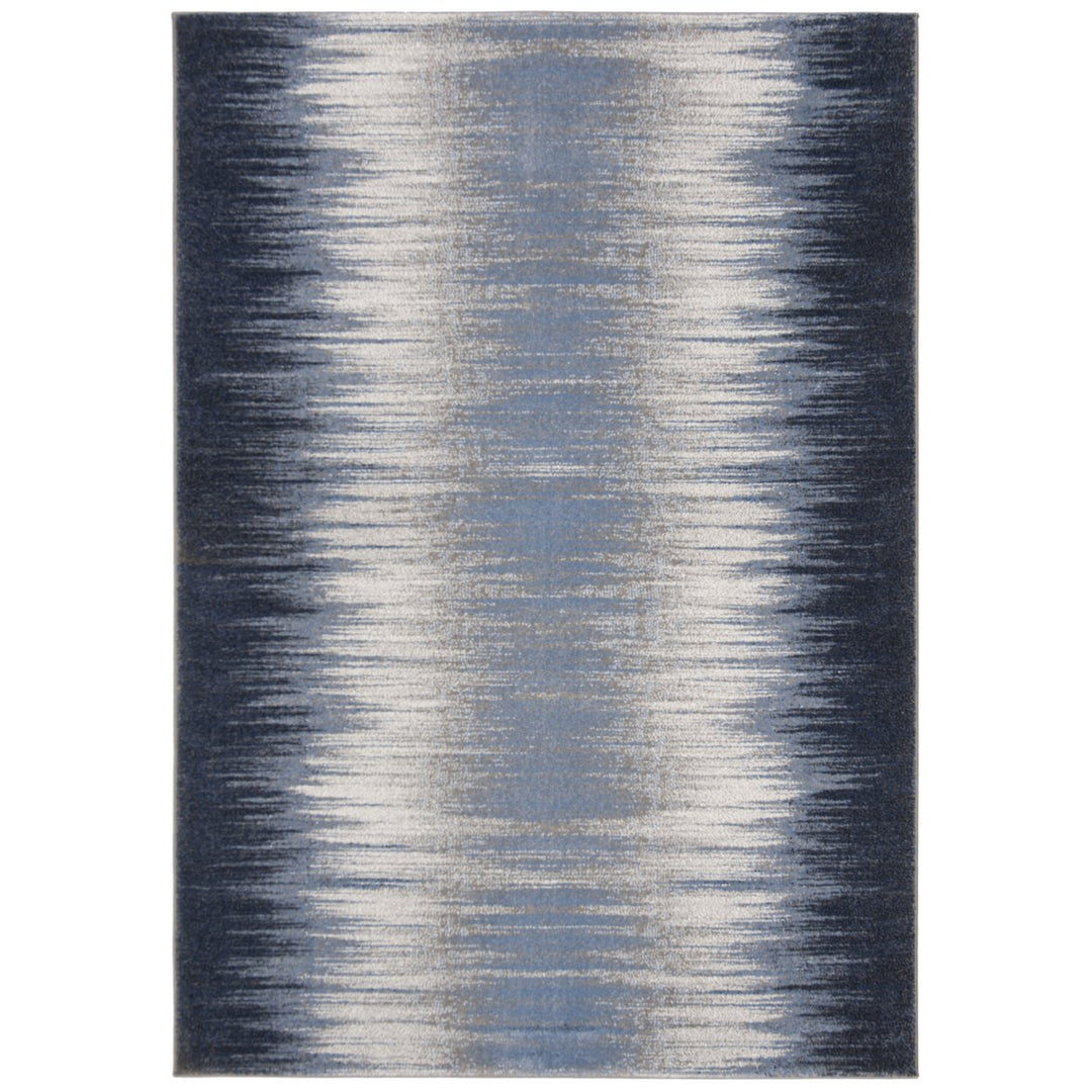 SAFAVIEH Galaxy Collection GAL114M Blue / Navy Rug Image 8