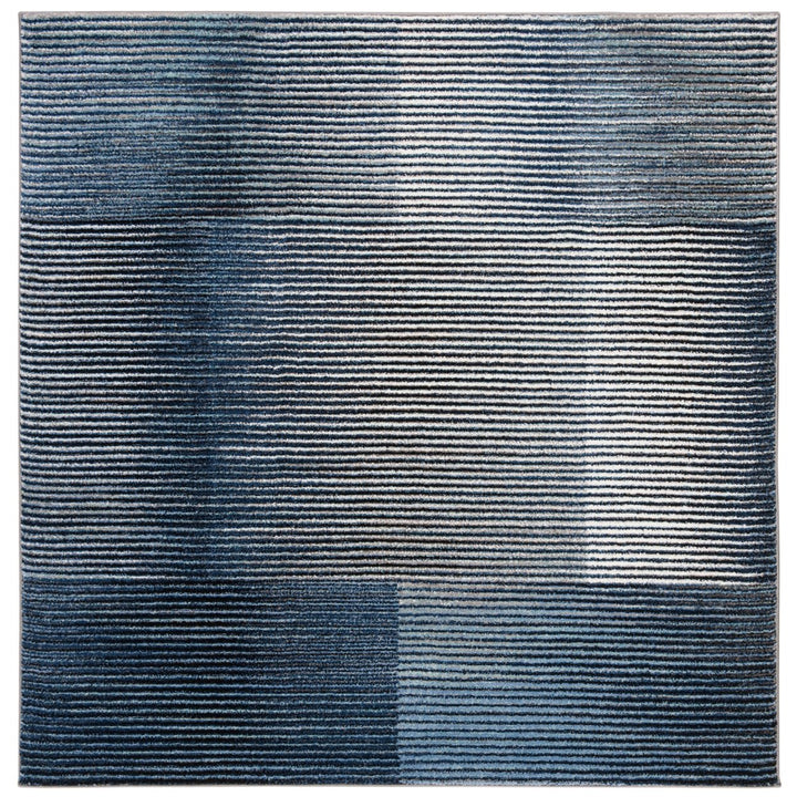 SAFAVIEH Galaxy Collection GAL115M Blue / Navy Rug Image 6