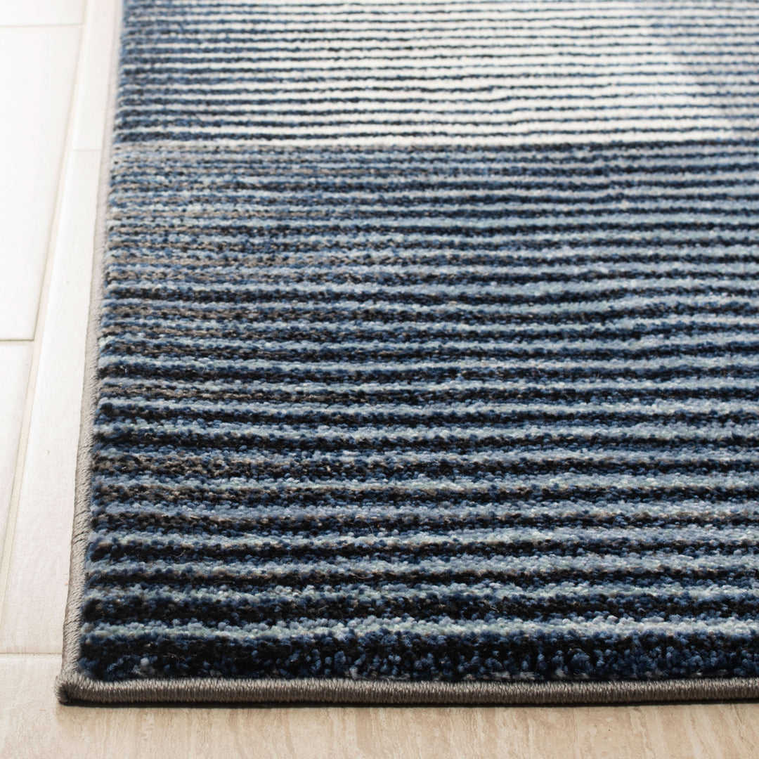 SAFAVIEH Galaxy Collection GAL115M Blue / Navy Rug Image 7