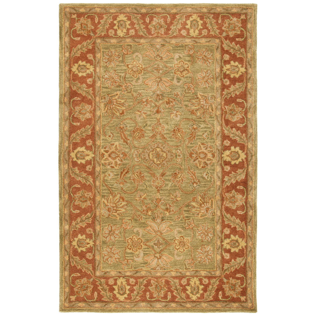 SAFAVIEH GJ250A Golden Jaipur Green / Rust Image 1